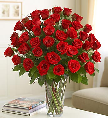 Red Roses vase