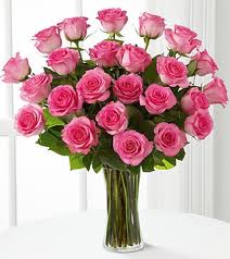 Pink Roses vase